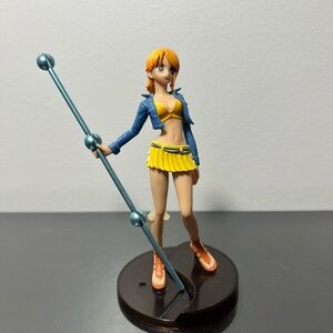 One Piece Nami Bandai PVC Figure w/ Stand Anime Collectible No Box